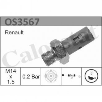 Датчик давления масла OPEL / RENAULT / OPEL Vernet OS3567 (фото 1)