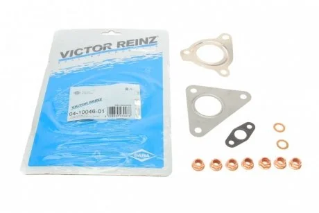 Монтажный комплект турбины MITSUBISHI/RENAULT/VOLVO Carisma,Space Star,Laguna,Megane,Scenic,S40,V40 VICTOR REINZ 041004601