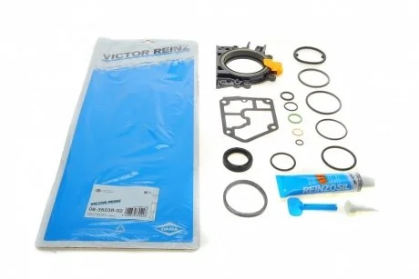 Комплект прокладок Caddy III/T5/Octavia/Golf V/Passat 1.9/2.0TDI 04-10 (нижній)) VICTOR REINZ 08-35038-02