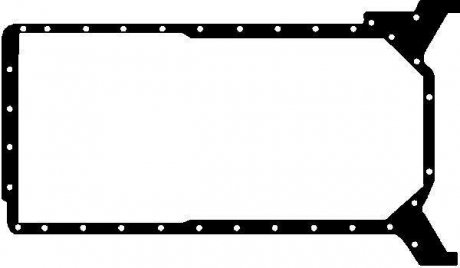Прокладка масляного піддону MB VICTOR REINZ 712654310 (фото 1)