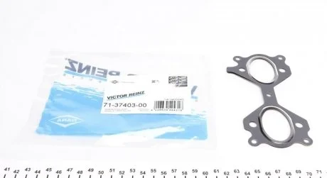 Прокладка выпускного коллектора BMW 3 (E93, E92, E90), 5 (E60, E61), 7 (E65, E66), X3 (E83), X5 (E70), X6 (E71,72) 3 VICTOR REINZ 713740300