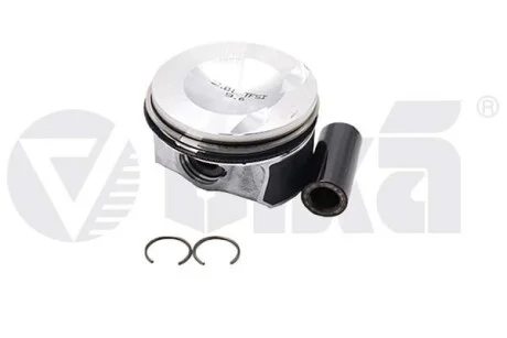 Поршень в комплекті; 2.0T; чорна шпилька; 1шт; +0.25MM Vika 11071701601