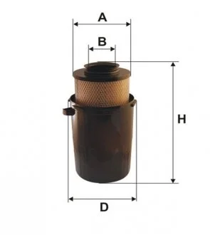 Фильтр воздушный /AK435 WIX FILTERS 42162E (фото 1)