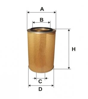 Фильтр воздушный MAN, IVECO /AM401/1 WIX FILTERS 46741E