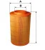 Фильтр воздушный /AM447/4 WIX FILTERS 93122E (фото 1)