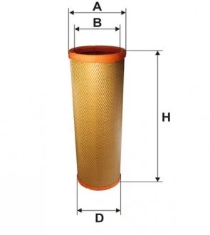 Фильтр воздушный RENAULT TRUCK /AM471/2 WIX FILTERS 93168E