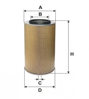 Воздушный фильтр КАМАЗ ЕВРО WIX FILTERS 93369E