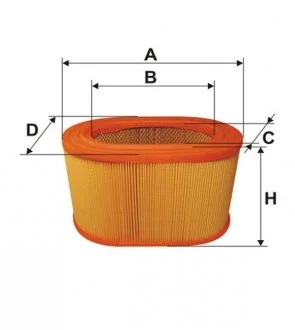 Фильтр воздушный MITSUBISHI GALANT /AE333/1 WIX FILTERS WA6019