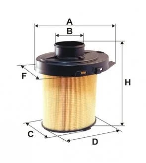 Фильтр воздушный CITROEN, PEUGEOT /AK246 WIX FILTERS WA6033
