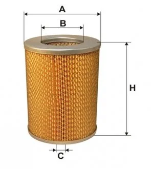 Фільтр повітряний NISSAN (WIX-Filtron) /AM412 WIX FILTERS WA6081 (фото 1)