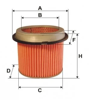 Фильтр воздушный MITSUBISHI COLT AM433/ WIX FILTERS WA6108