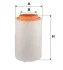 Фильтр воздушный MINI COOPER 1.6-2.0D 10-(пр-во WIX-FILTERS) WA9738
