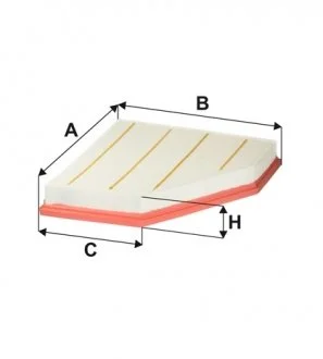 Фильтр воздушный BMW 1, 3, 4 2.0-4.0i 15- (пр-во WIX-FILTERS) WIX FILTERS WA9824