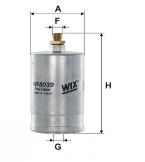Фильтр топливный MB W124 /PP835 WIX FILTERS WF8039 (фото 1)