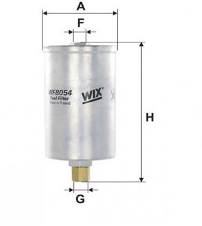 Фильтр топливный AUDI, VW /PP849 WIX FILTERS WF8054 (фото 1)