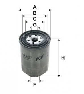 Фильтр топливный NISSAN /PP857 WIX FILTERS WF8063