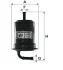 Фильтр топливный /PP887 WIX FILTERS WF8085 (фото 1)