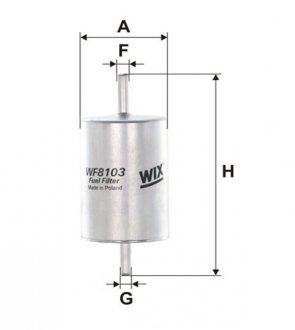 Фильтр топливный PP907/ WIX FILTERS WF8103