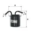 Фильтр топливный SUBARU LEGACY PP909/ WIX FILTERS WF8104 (фото 1)