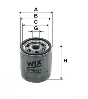 Фильтр топливный /PP932 WIX FILTERS WF8121