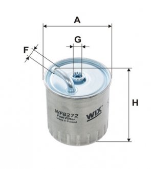 Фильтр топливный PP841/4/ WIX FILTERS WF8272 (фото 1)