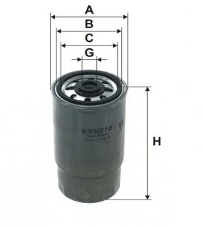 Фильтр топливный ALFA ROMEO 147 /PP968/1 WIX FILTERS WF8318