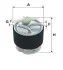 Фильтр топливный NISSAN QASHQAI 1.5-2.0 DCI 07-, MURANO 2.5 DCI 10-(пр-во WIX-FILTERS) WIX FILTERS WF8420 (фото 1)
