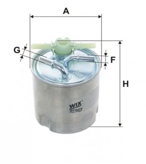 Фильтр топливный Nissan Qashqai, X-Trail; Renault Koleos WIX FILTERS WF8478