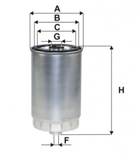 Фильтр топливный HYUNDAI SANTA FE III 2.0, 2.2 CRDI 12- WIX FILTERS WF8545 (фото 1)