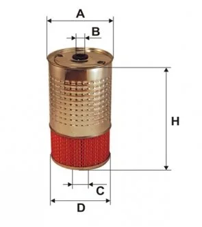 Фільтр масляний двигун MB 124, 202 /OC602 WIX FILTERS WL7004