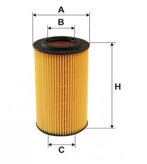 Фильтр масляный двигателя MERCEDES /OE640/2 WIX FILTERS WL7009