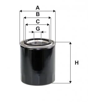 Фильтр масляный двигателя /OP558 WIX FILTERS WL7108