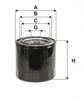 Фильтр масляный двигателя /OP619/2 WIX FILTERS WL7235