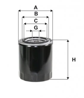 Фільтр масляний двигун AUDI, VW /OP526/5 WIX FILTERS WL7321