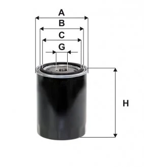 Фильтр масляный двигателя /OP632/5 WIX FILTERS WL7426