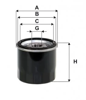 Фильтр масляный двигателя CHEVROLET /OP564/1 WIX FILTERS WL7491