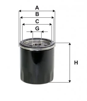 Фильтр масляный двигателя FORD 1.0-2.0 EcoBoost 10- WIX FILTERS WL7510