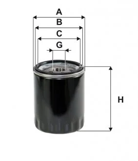 Фильтр масляный двигателя MAZDA 3, 6 1.5-2.2 D, 1.8-2.0 MZR 02- WIX FILTERS WL7516