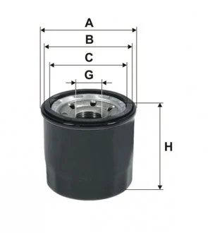 Фильтр масляный MAZDA 3, 6 2.0-2.5 Skyactiv-G 12-(пр-во WIX-FILTERS) WIX FILTERS WL7517