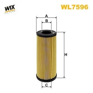 Фільтр масляний WIX FILTERS WL7596 (фото 1)