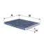 Фильтр салона FIAT DOBLO 10-, QUBO 08- угольный WIX FILTERS WP9251 (фото 1)