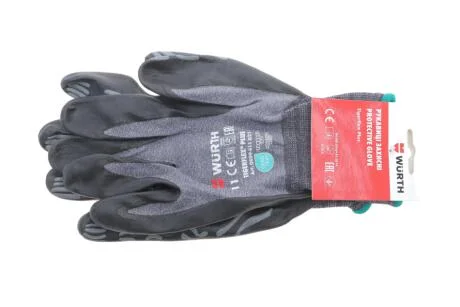Рукавиці захисні TIGERFLEX PLUS, нейлон, покриття нітрил, пара, р.11 {арт. } Wurth 0899411021