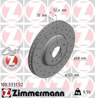 Тормозной диск Sport / Coat Z ZIMMERMANN 100333152