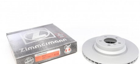 Тормозной диск передний вентилируемый BMW E65 / E66 40/45/60 / ZIMMERMANN 150340820 (фото 1)