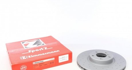Тормозной диск передний вентилируемый BMW X5 (E70) 30si-48i / X ZIMMERMANN 150344852
