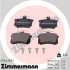 Комплект зад тормозов колодок Audi 80/100 / A4 -97 / Fiat Cro ZIMMERMANN 211441651 (фото 2)
