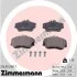 Тормозные колодки дисковые ZIMMERMANN 214392001 (фото 1)