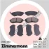 Гальмівні колодки передні Subaru Impreza 15-20 / Fores ZIMMERMANN 238651801 (фото 7)