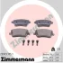 Тормозные колодки передние Nissan Micra / Note / Tiida / Re ZIMMERMANN 239731751 (фото 5)