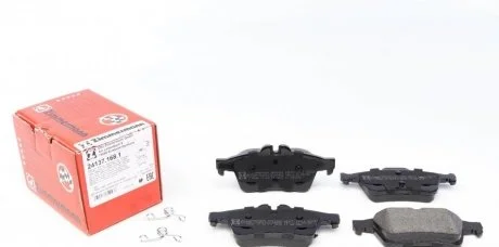 Гальмівні колодки зад Vectra C / Mazda3 / Ford Focus / C ZIMMERMANN 241371681